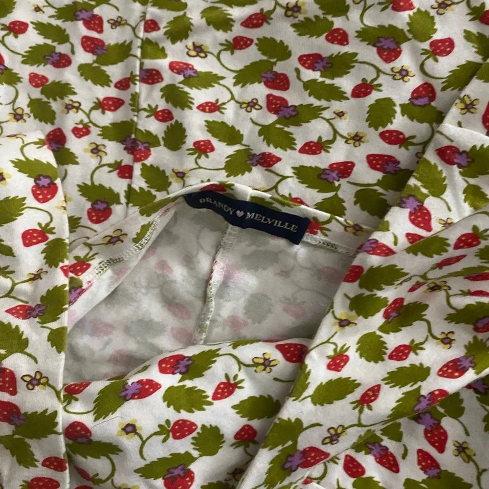 Brandy Melville Strawberry Vine Dress - Picture 2 of 2